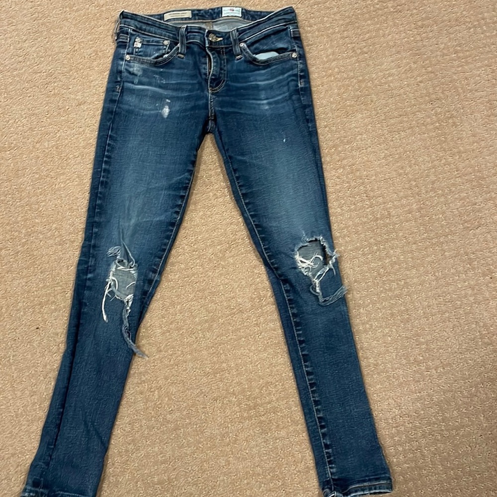 AG ripped jeans